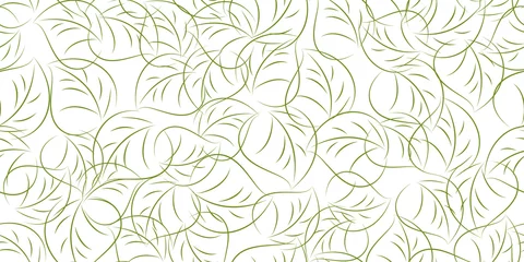 Wall murals Tropical Leaves leaves seamless background