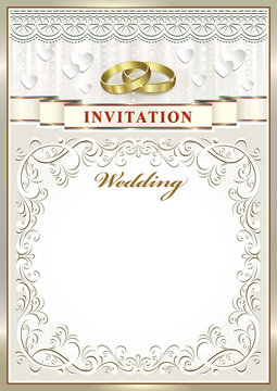 Wedding card invitation