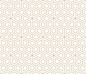 abstract geometric simple floral grid deco pattern