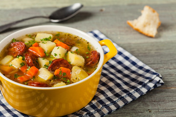 Traditional potato soup.