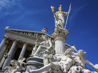 Obraz premium Österreich, Wien, Parlament
