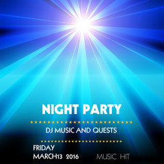 Club Disco Party easy all editable - 141330928