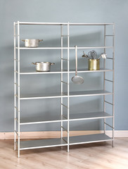 Simple freestanding kitchen shelf