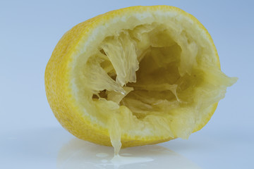 ausgepresste Zitrone