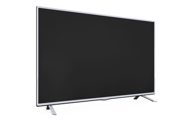 Modern Flat Led or Lcd TV. 3d Rendering