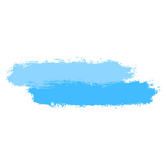 Two Blue Tint Brushstroke Paint