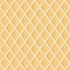Naklejka premium Seamless pattern with waffel texture