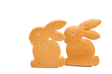 Easter biscuits isolated