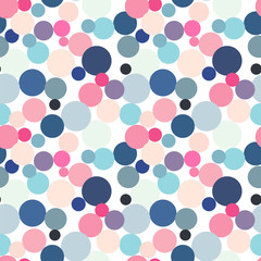 Seamless pattern with multi-colored circles, Colorful Balls.