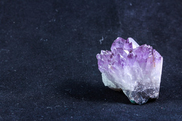 Crystal amethyst as background