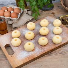 Silesian potato dumplings