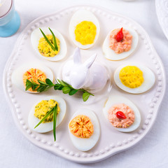 stuffed eggs