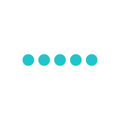 Digital dash sign display board round dot