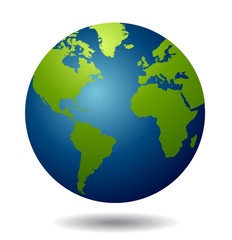 world globe vector