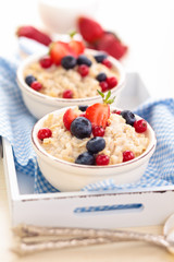 Healthy breakfast concept.