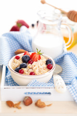 Healthy breakfast concept.