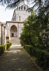 Fototapeta na wymiar Casamari abbey, Ciociaria, Frosinone, Italy