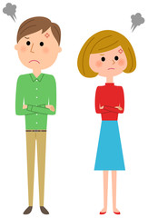 若いカップル　ケンカ