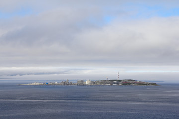 Fototapeta na wymiar LNG plant in Hammerfest