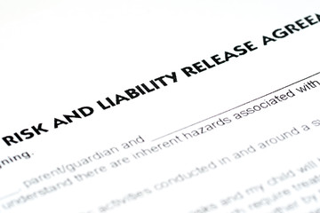 risk and liability release agreement