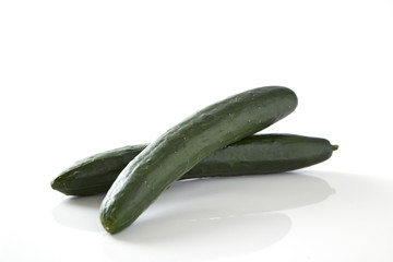green cucumber vegetable fruits