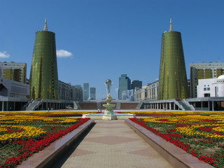 Astana, capital of Kazakhstan in the summer afternoon