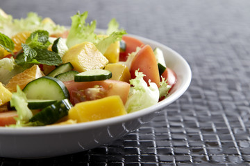 Colorful summer Vegetable salad
