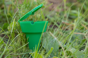 Ecological cone ashtray