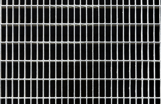Background metal lattice of rectangular holes