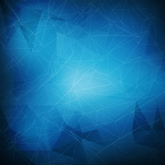 Abstract polygonal vector background. Futuristic design. Vector illustration