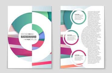 Abstract vector layout background set. For art template design, list, front page, mockup brochure theme style, banner, idea, cover, booklet, print, flyer, book, blank, card, ad, sign, sheet,, a4