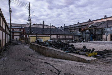 Moody Evening Views of Abandoned Foundry in Ohio