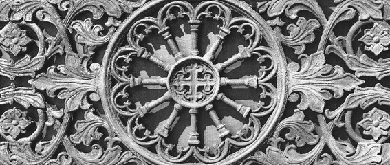 metal medieval vintage door background  (fragment)