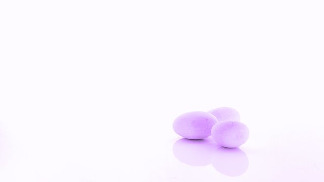 Light Pink Stones Isolated with White Background