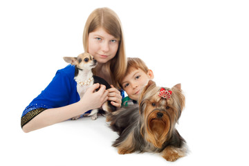 Kids and dogs