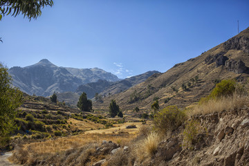 Landscape near Chivay, Peru