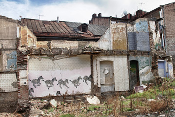 Traditional architecture of Historic District in old Tbilisi - Georgia