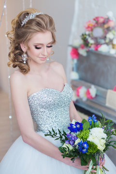 Young beautiful bride