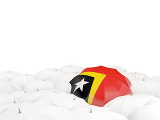 Umbrella with flag of east timor