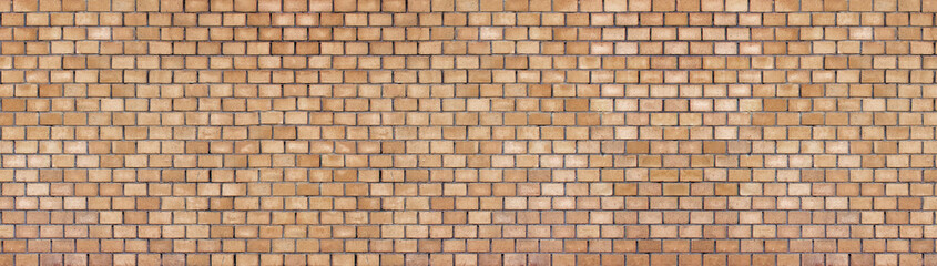 grunge brick wall, old brickwork panoramic view