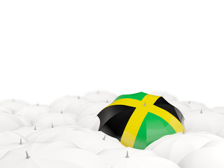 Umbrella with flag of jamaica