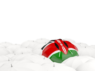 Umbrella with flag of kenya