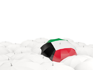 Umbrella with flag of kuwait