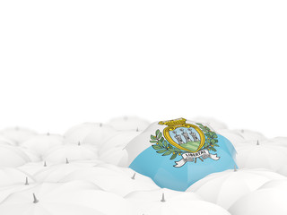 Umbrella with flag of san marino