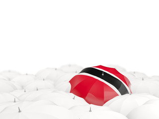 Umbrella with flag of trinidad and tobago