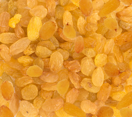 Yellow Sultanas Raisins Background