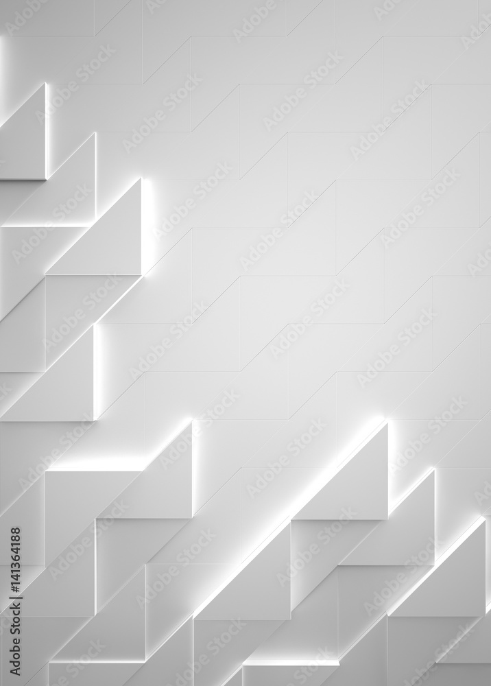 Wall mural Abstract white texture