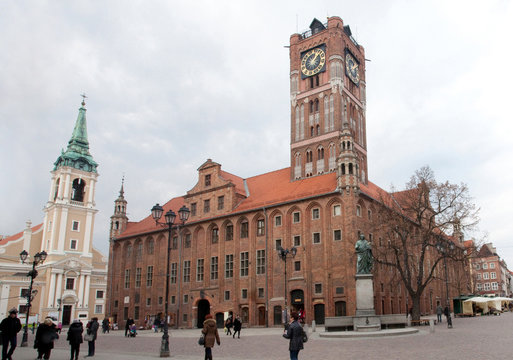 Ratusz Staromiejski, Toruń, Polska,
Old Town Hall - monument Unesco in Torun, 
 Poland 