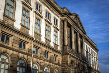 Obraz premium Main building of University in Porto city in Portugal