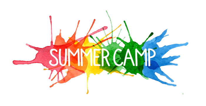 SUMMER CAMP on Splashes of Watercolour